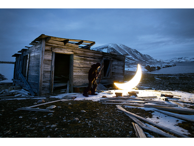 Leonid Tishkov. Private Moon. Arctic. 2010.
Courtesy of the artist