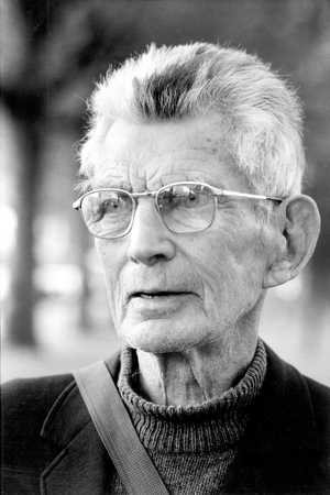 Francois-Marie Banier.
Samuel Beckett, Paris. 
September, 1989