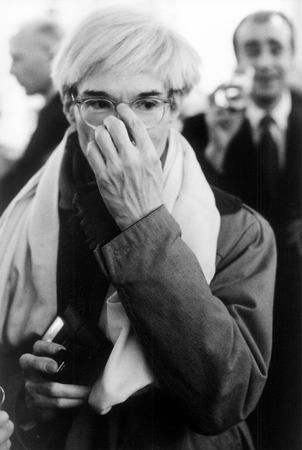 Francois-Marie Banier.
Andy Warhol, Paris. 
December, 1981