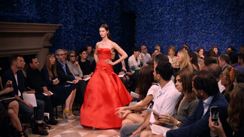 Raf Simons’ first haute couture collection for Dior. Credit: CIM Productions